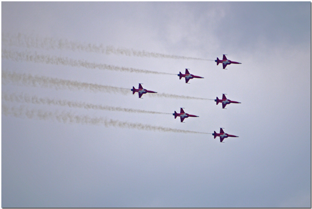 Patrouille Suisse am 40. Symposium in St. Gallen (Schweiz) #1