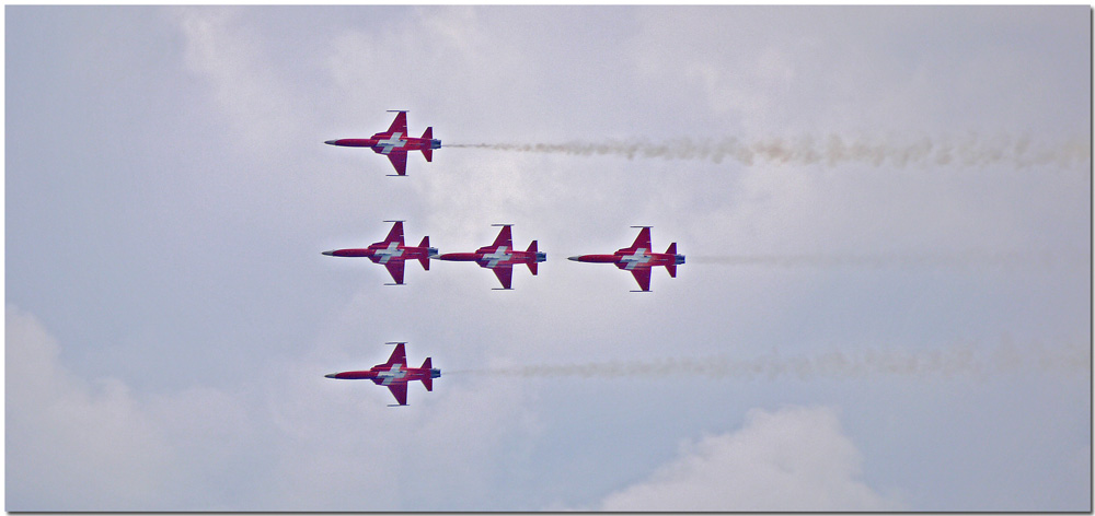 Patrouille Suisse am 40. Symposium in St. Gallen (Schweiz) #7