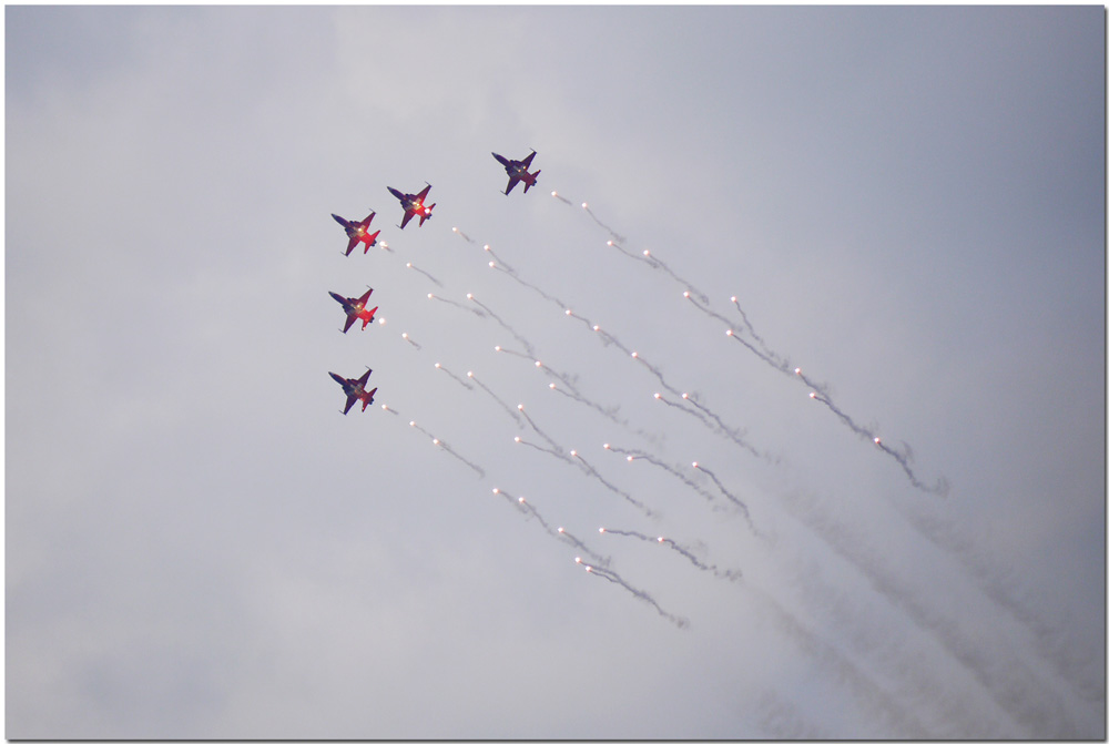 Patrouille Suisse am 40. Symposium in St. Gallen (Schweiz) #9