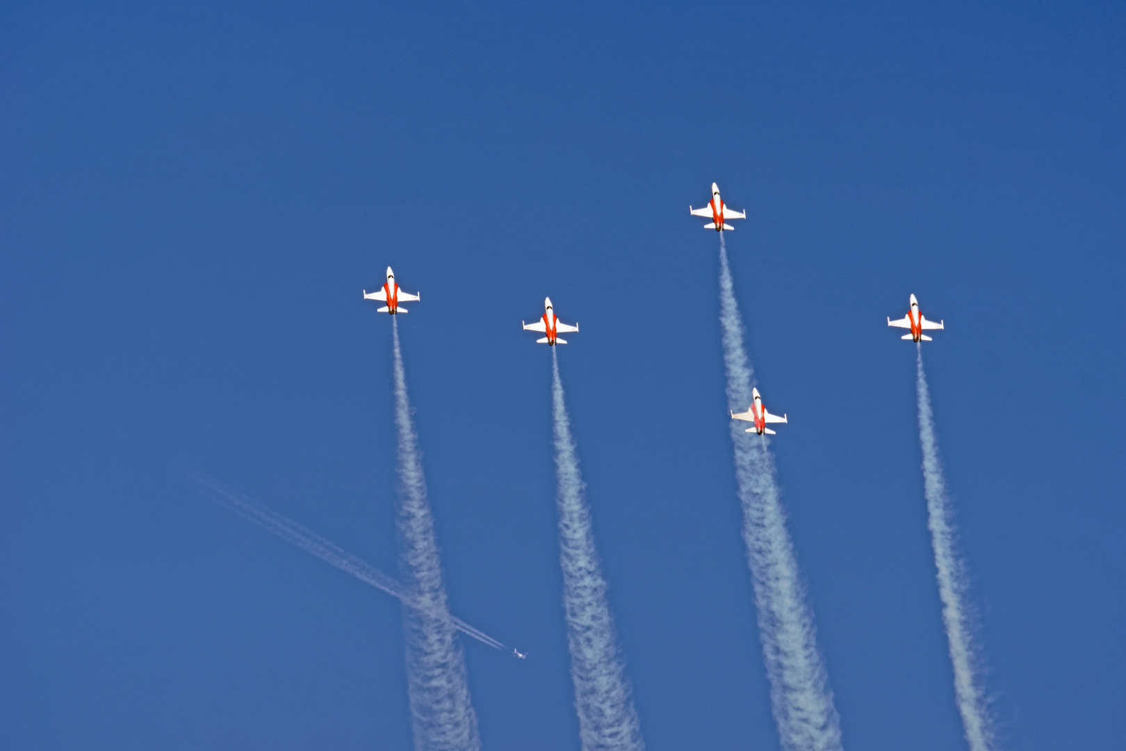 Patrouille Suisse am Fanclubtag, Emmen