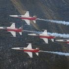 "Patrouille Suisse" am Fliegerschiessen auf der Axalp