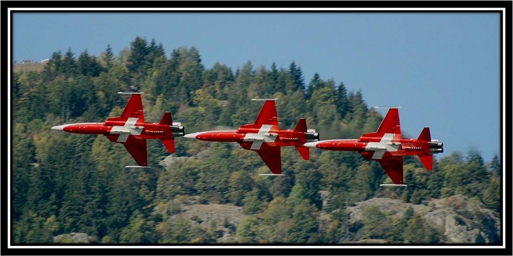 Patrouille Suisse am Foire du Valais