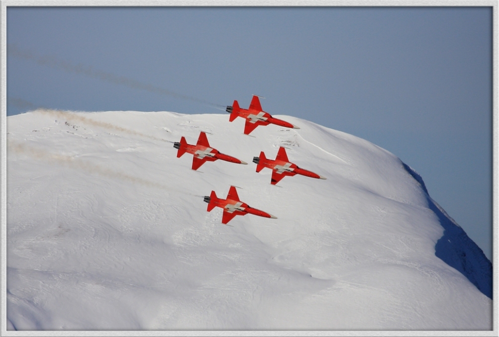 Patrouille Suisse am Lauberhornrennen 2008