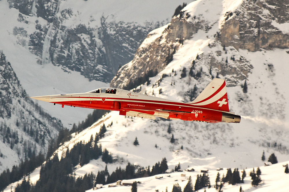 Patrouille Suisse am Lauberhorn/Wengen