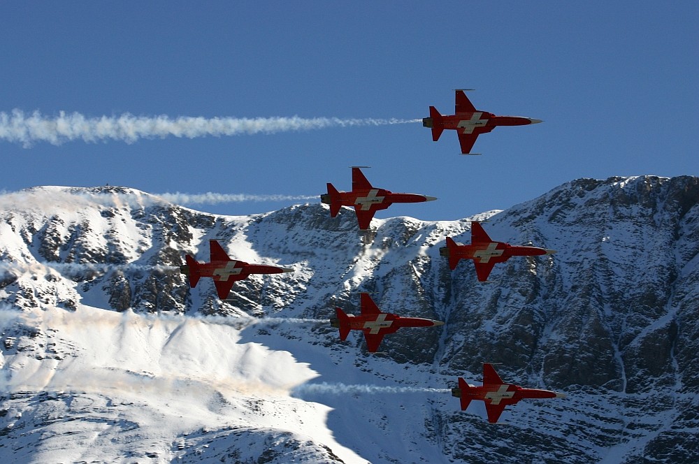 Patrouille Suisse, Axalp-Demo