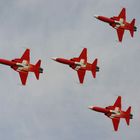 "Patrouille Suisse"-Demo auf der Axalp