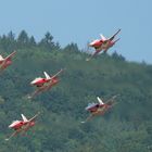 Patrouille Suisse im Anflug