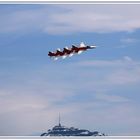 Patrouille Suisse im Shadow vor der Rigi