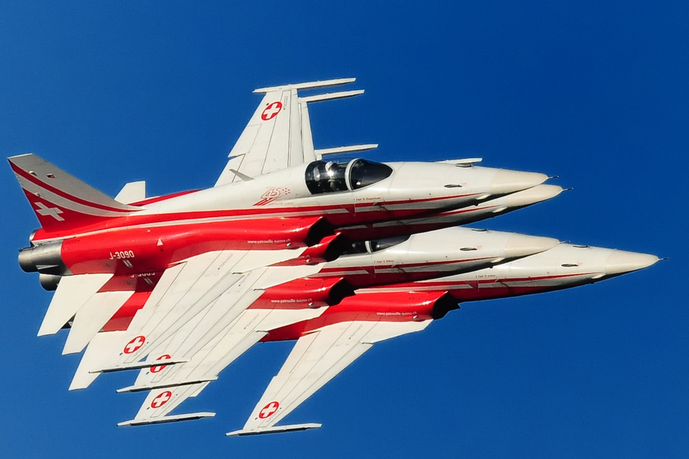 Patrouille Suisse in Dittingen 2009