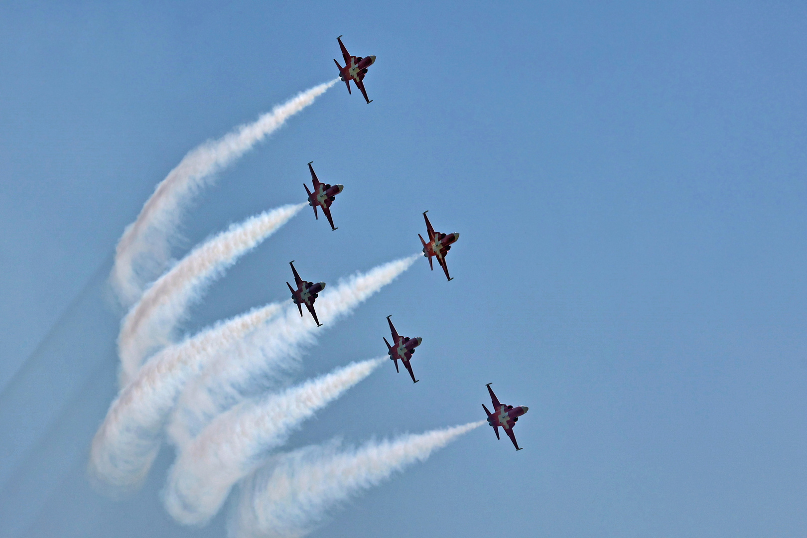 Patrouille Suisse in Lommis Airshow 2021