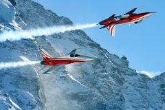 Patrouille Suisse in Wengen