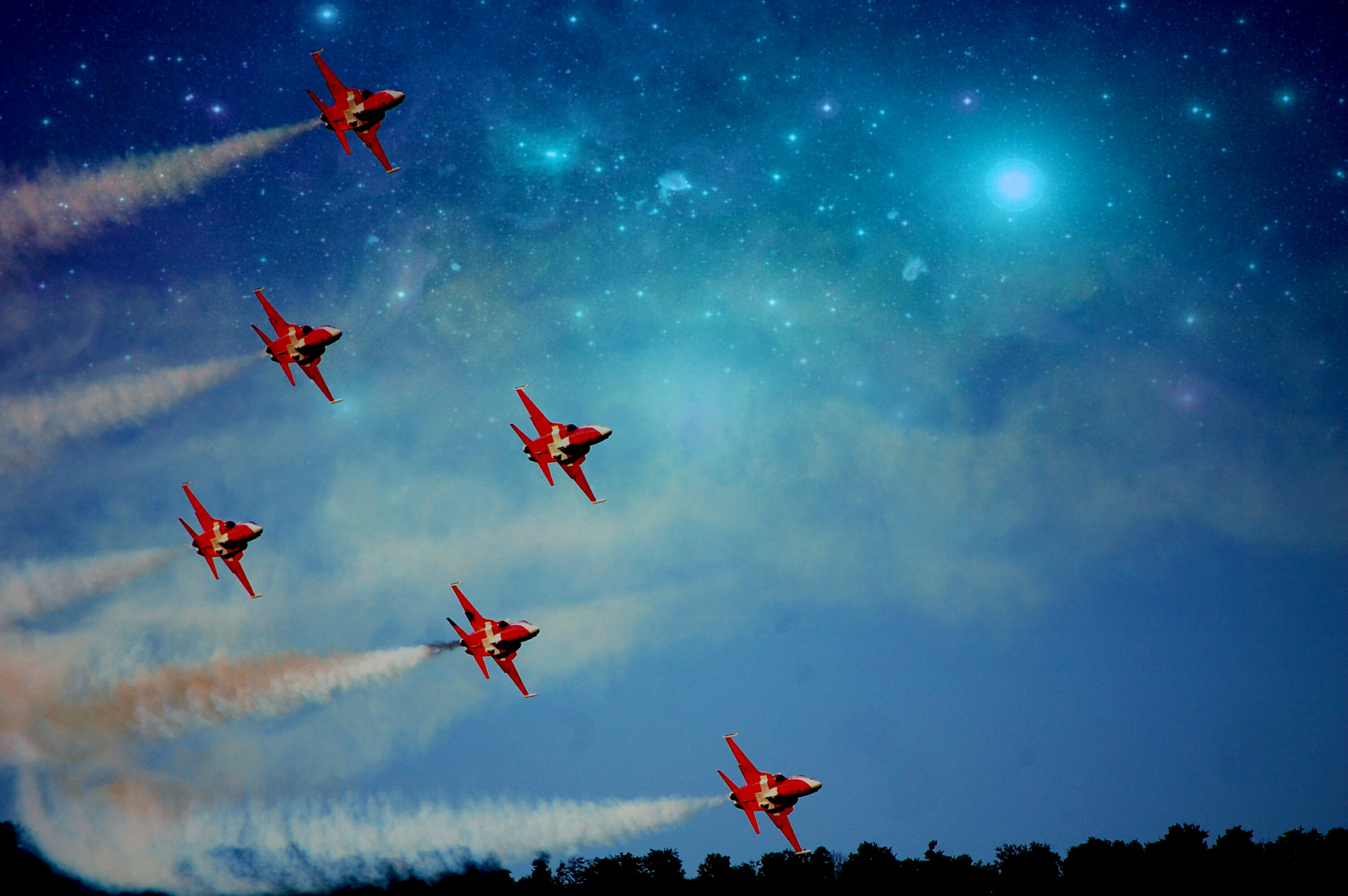 Patrouille Suisse mal anders