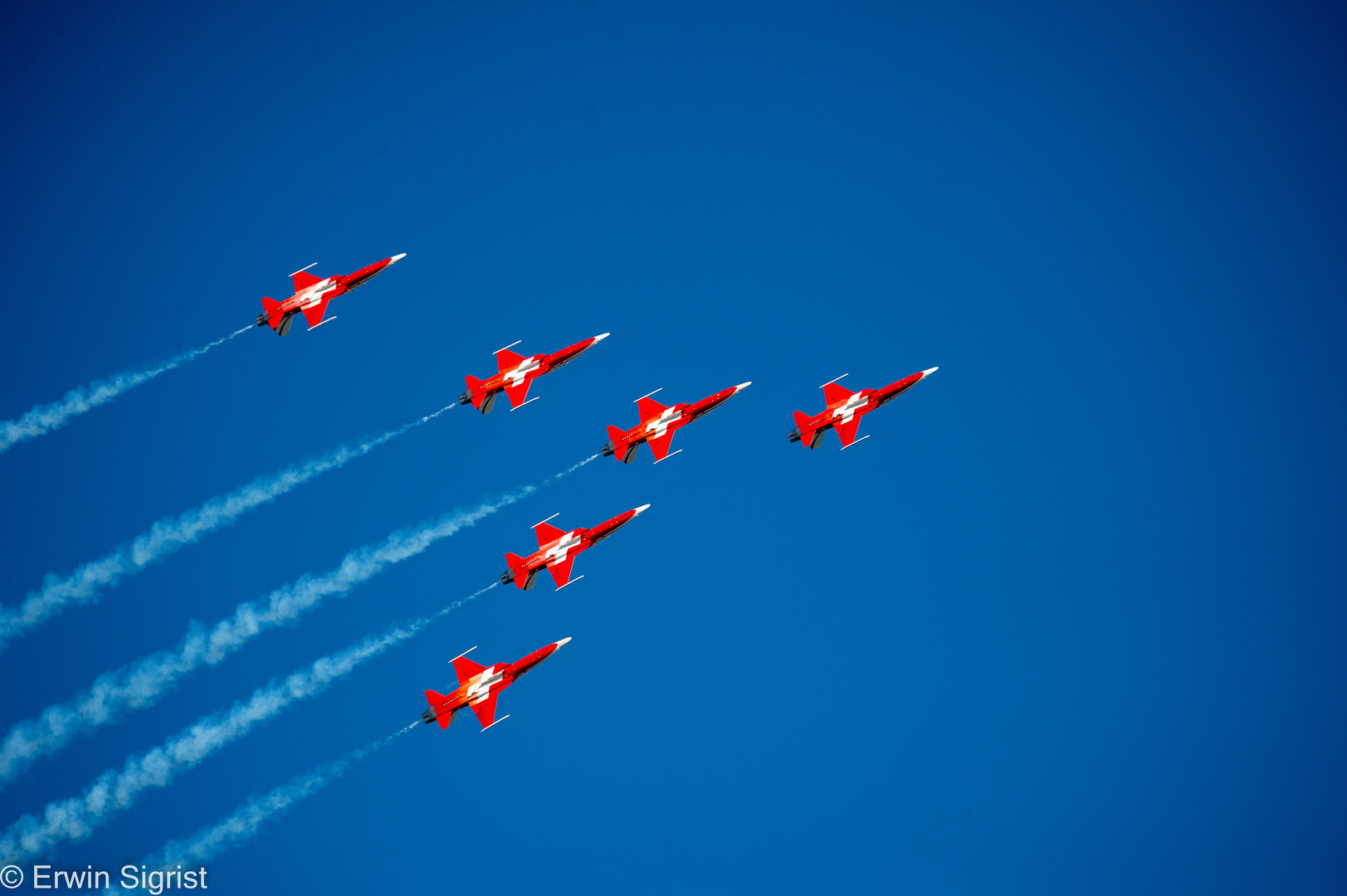 Patrouille-Suisse - Training in Lachen (Schweiz)