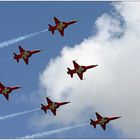 Patrouille Suisse über Samedan