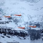 Patrouille Suisse vor dem Mönch