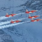 Patrouille Suisse vor der Eigernordwand