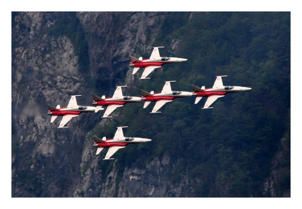 Patrouille Suisse zum 2ten