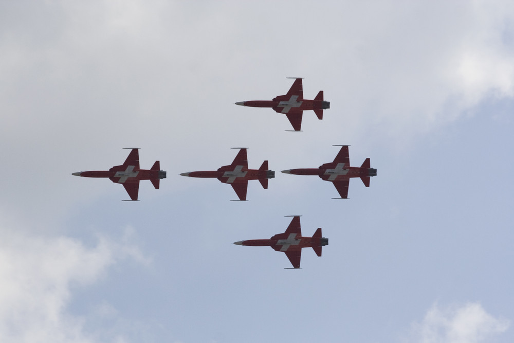 Patrouille Suisse zum Hafengeburtstag Hamburg 2009 - Bild 6