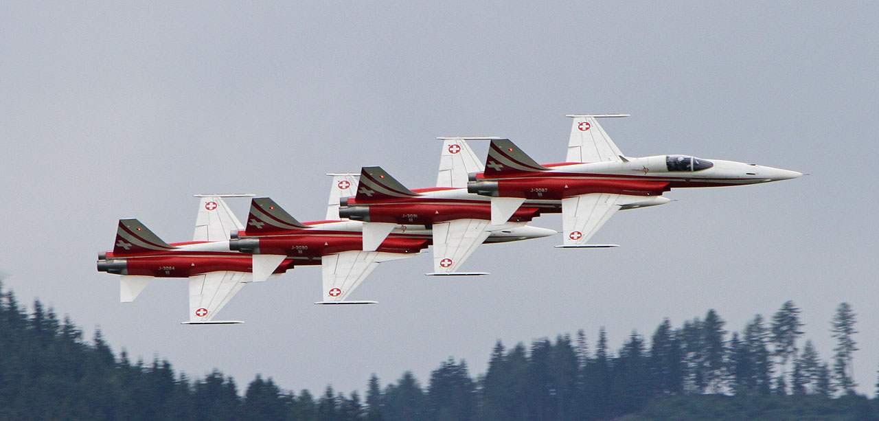 Patrouille Swiss Formationsflug