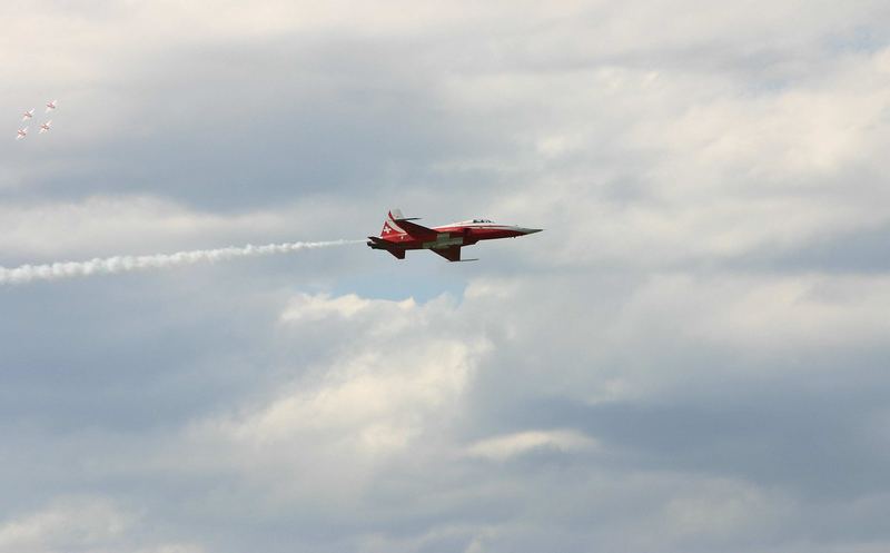 Patrouille Swiss, und einer verlässt die Formation