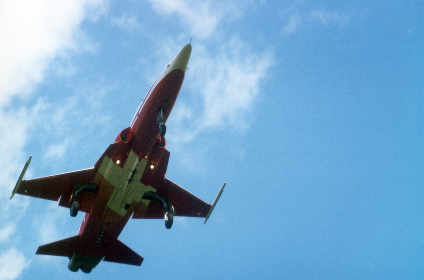 Patroulle Suisse 5, einer davon