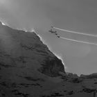 Patroullie Suisse mit Airbus 320 am Lauberhornrennen