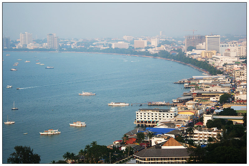 Pattaya, from hill view