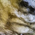 Patterns in the rushing water