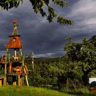 Paul Greven mit seinem "Kunsthof Greven" in Bad Münstereifel-Honerath