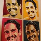 Paul Walker Pop Art Graffiti Stencil by Moodyloop