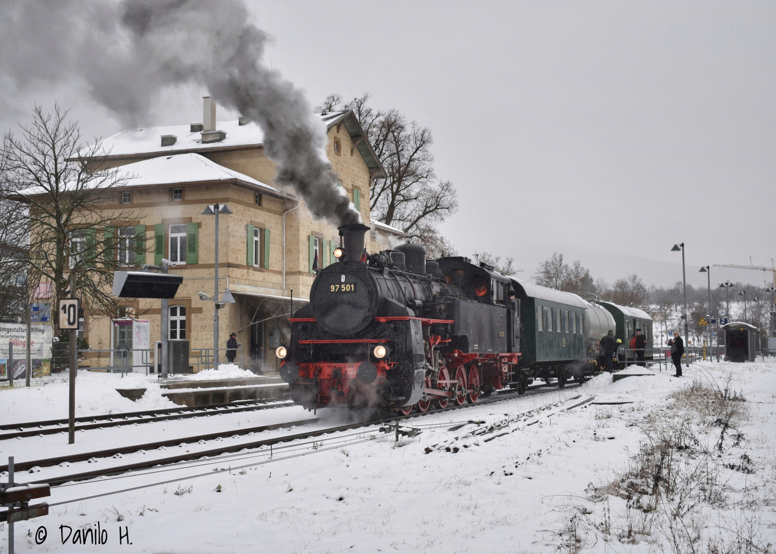 Paula im Schnee 