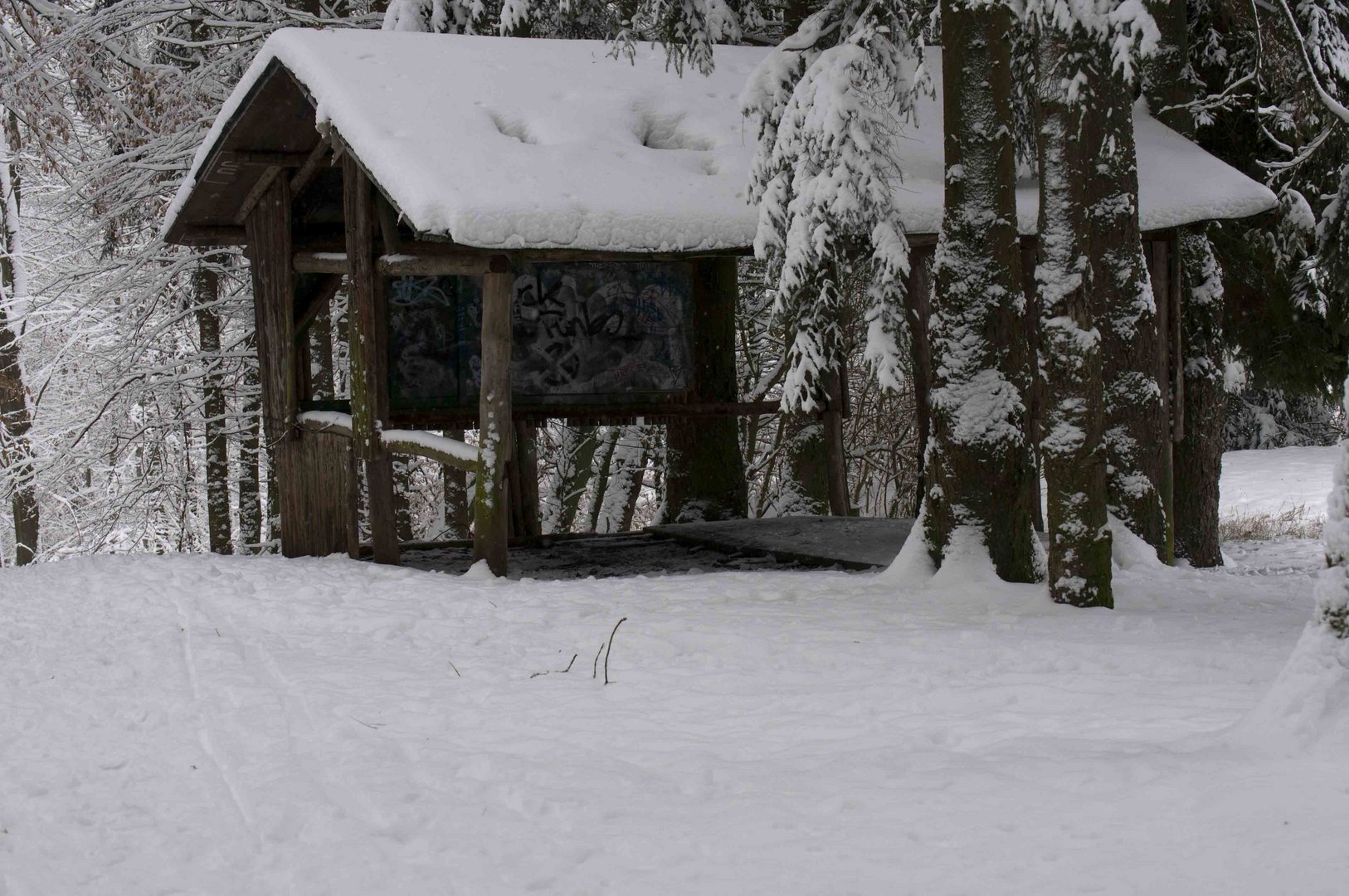 Paulshütte im Winterkleid bei Quierschied