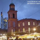 Paulskirche am Frankfurter Weihnachtsmarkt 2021