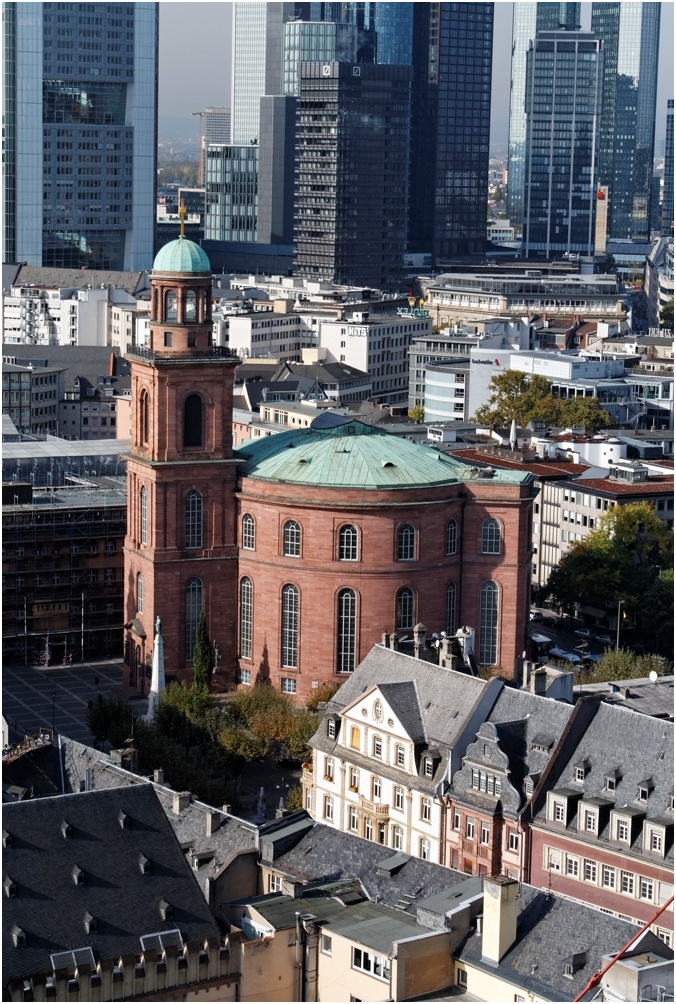 Paulskirche - Blick vom Frankfurter Kaiserdom