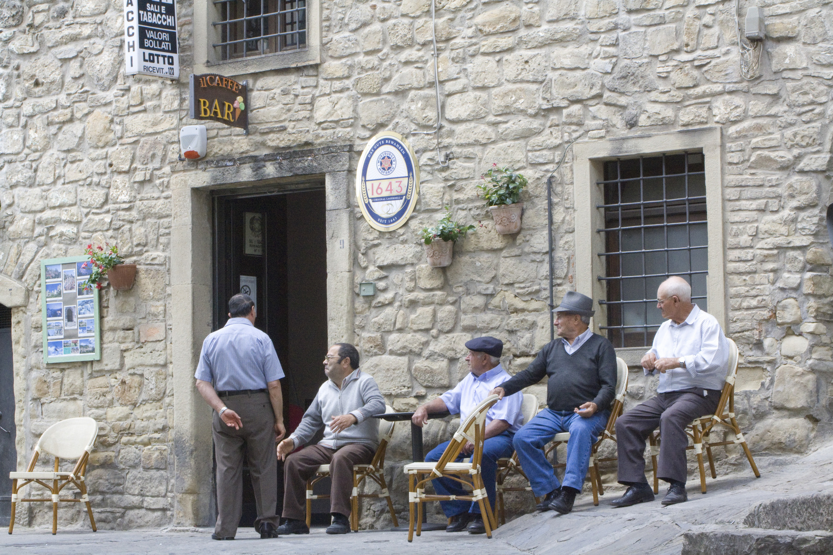 Pausa al bar