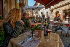 Pausa pranzo a Montepulciano
