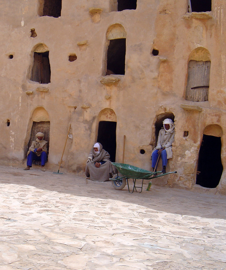 Pause à Ksar Ouled Soltane