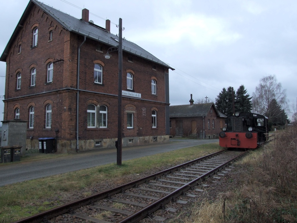 Pause am Bahnhof