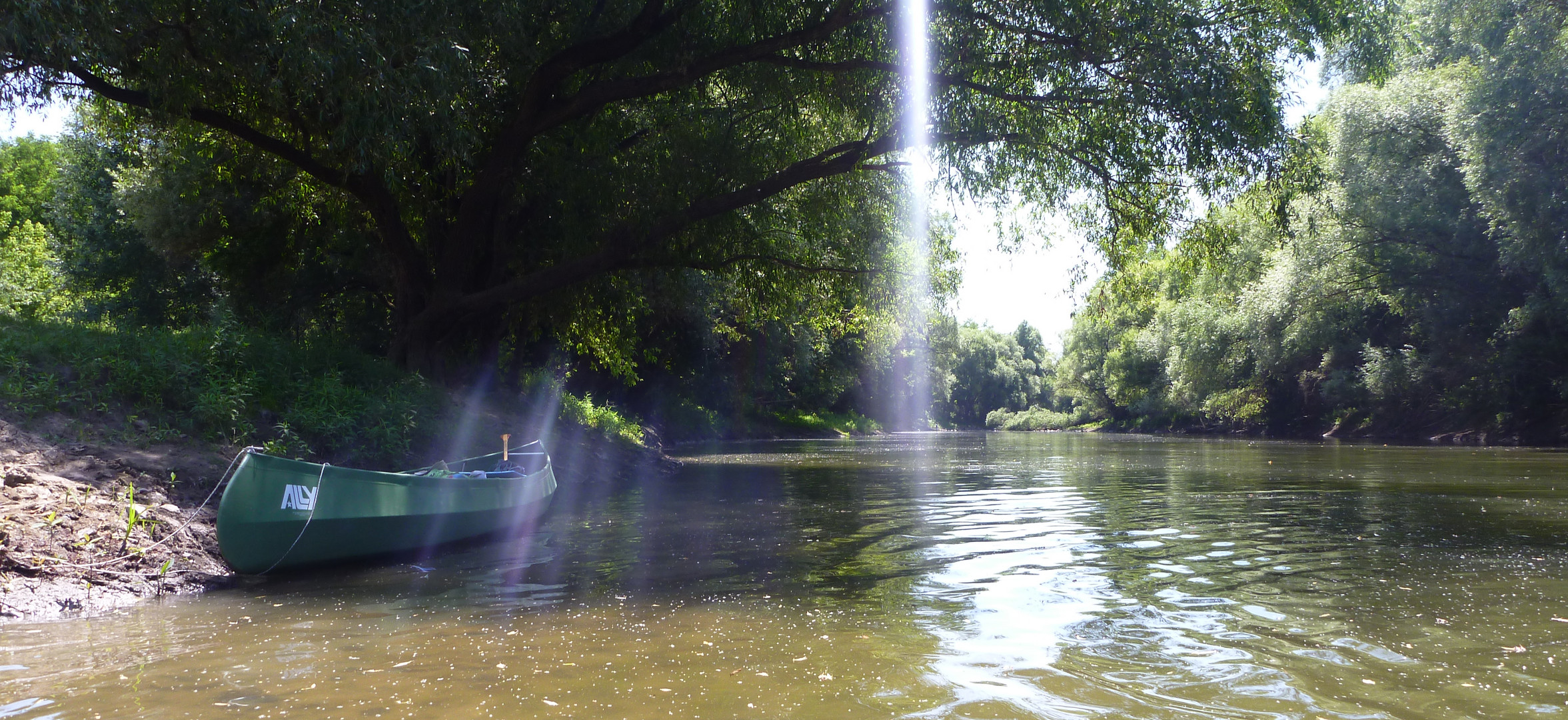 Pause am Fluss