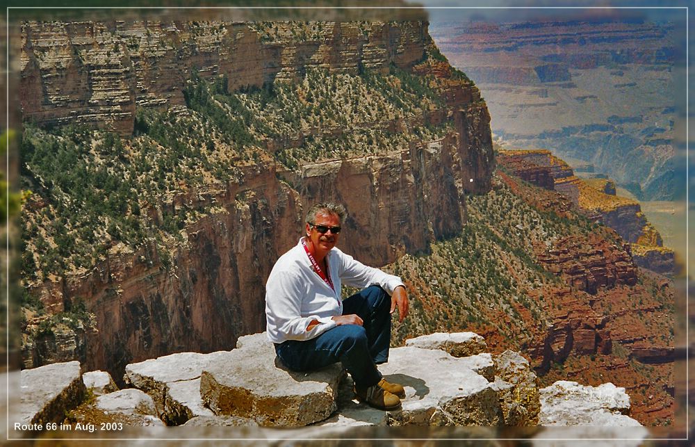 Pause am Grand Canyon