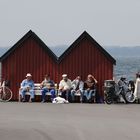 Pause am Hafen