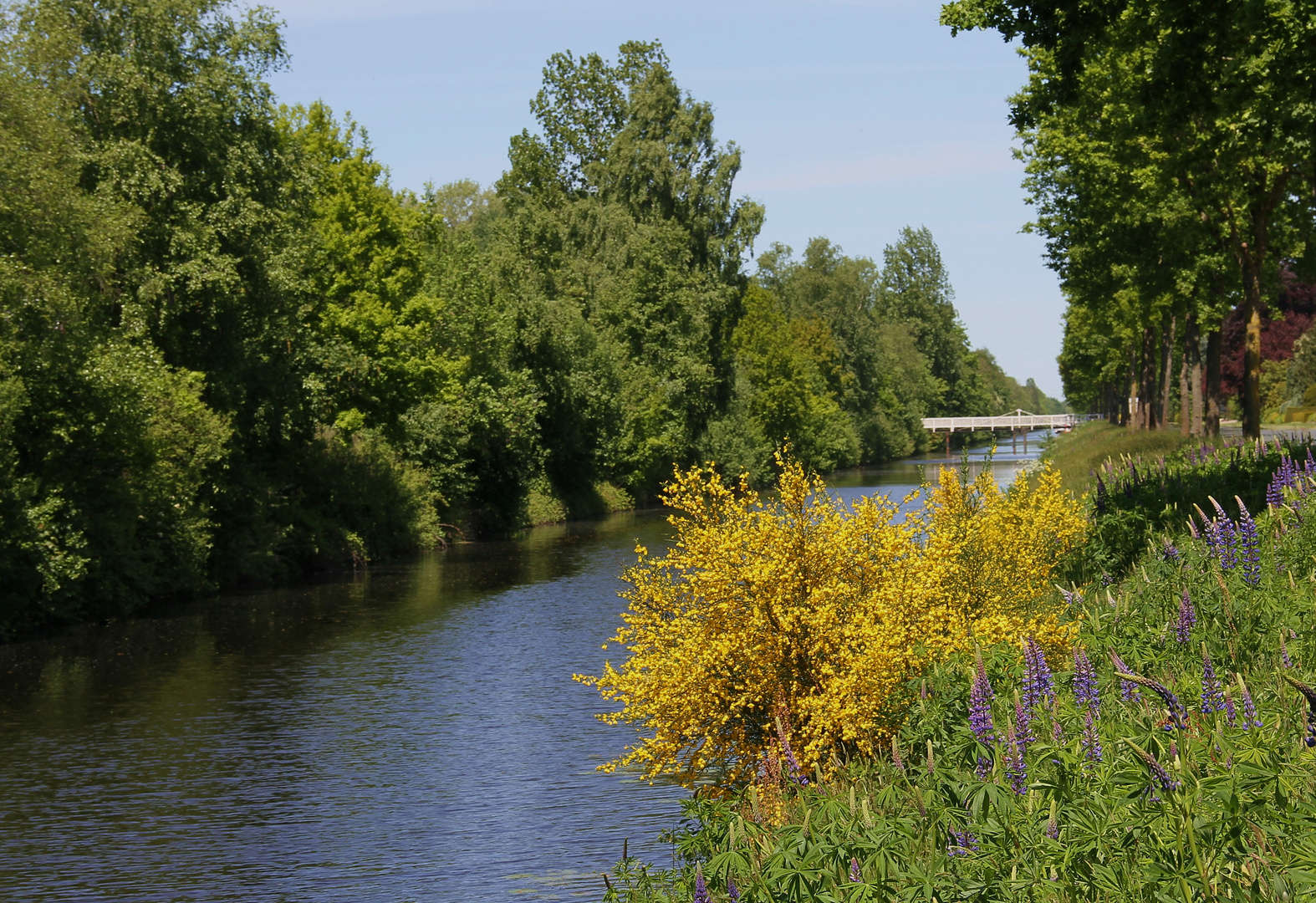 Pause am Kanal