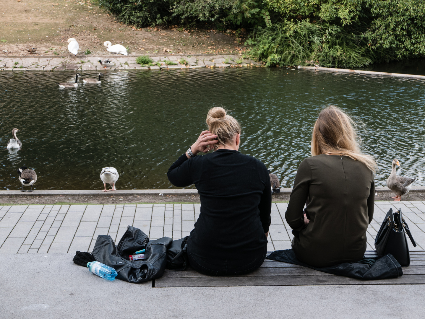 Pause am Kö-Graben