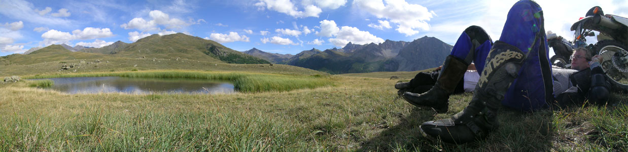 Pause am Lago Nero