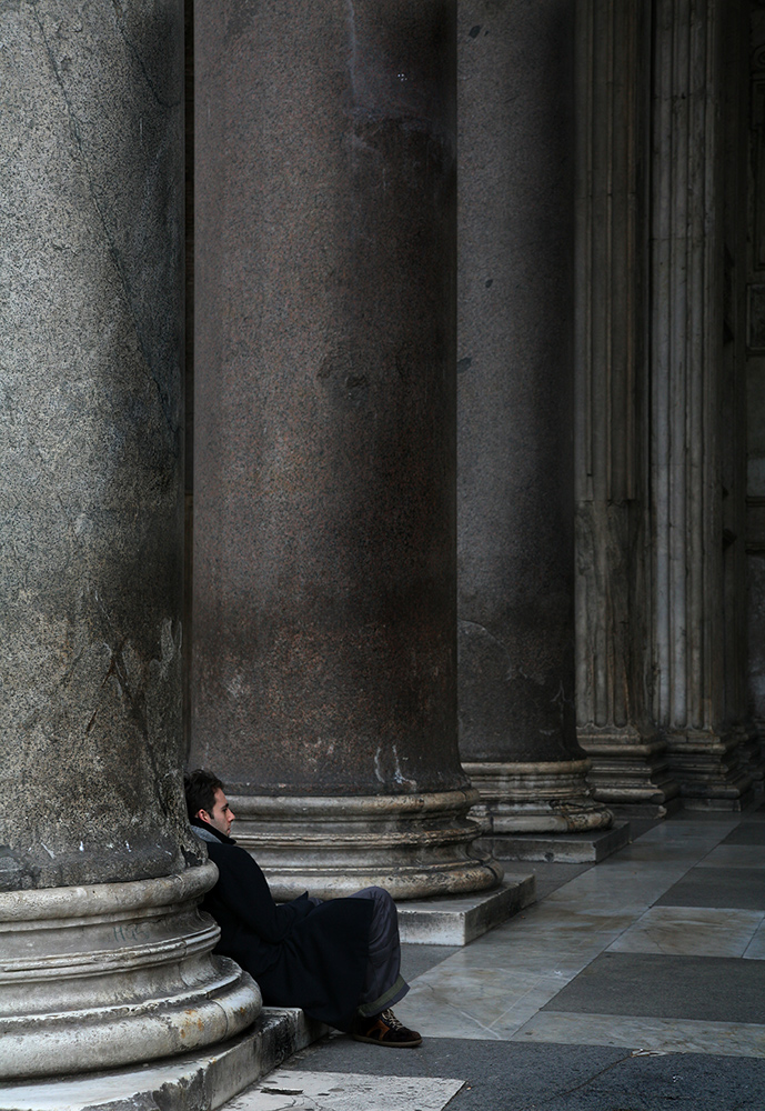 Pause am Pantheon