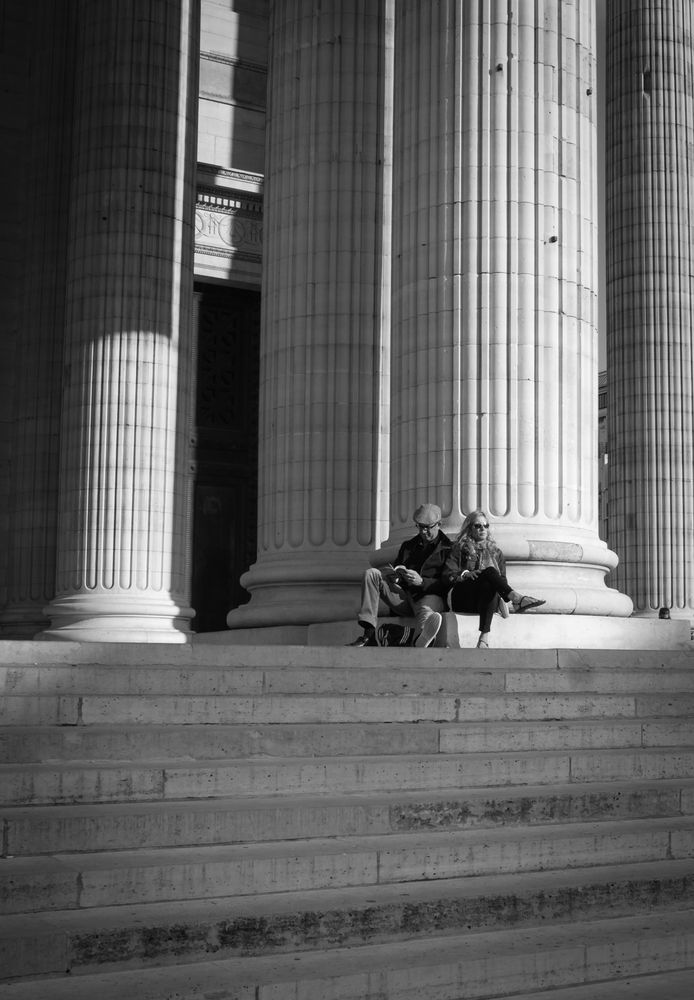 Pause am Panthéon