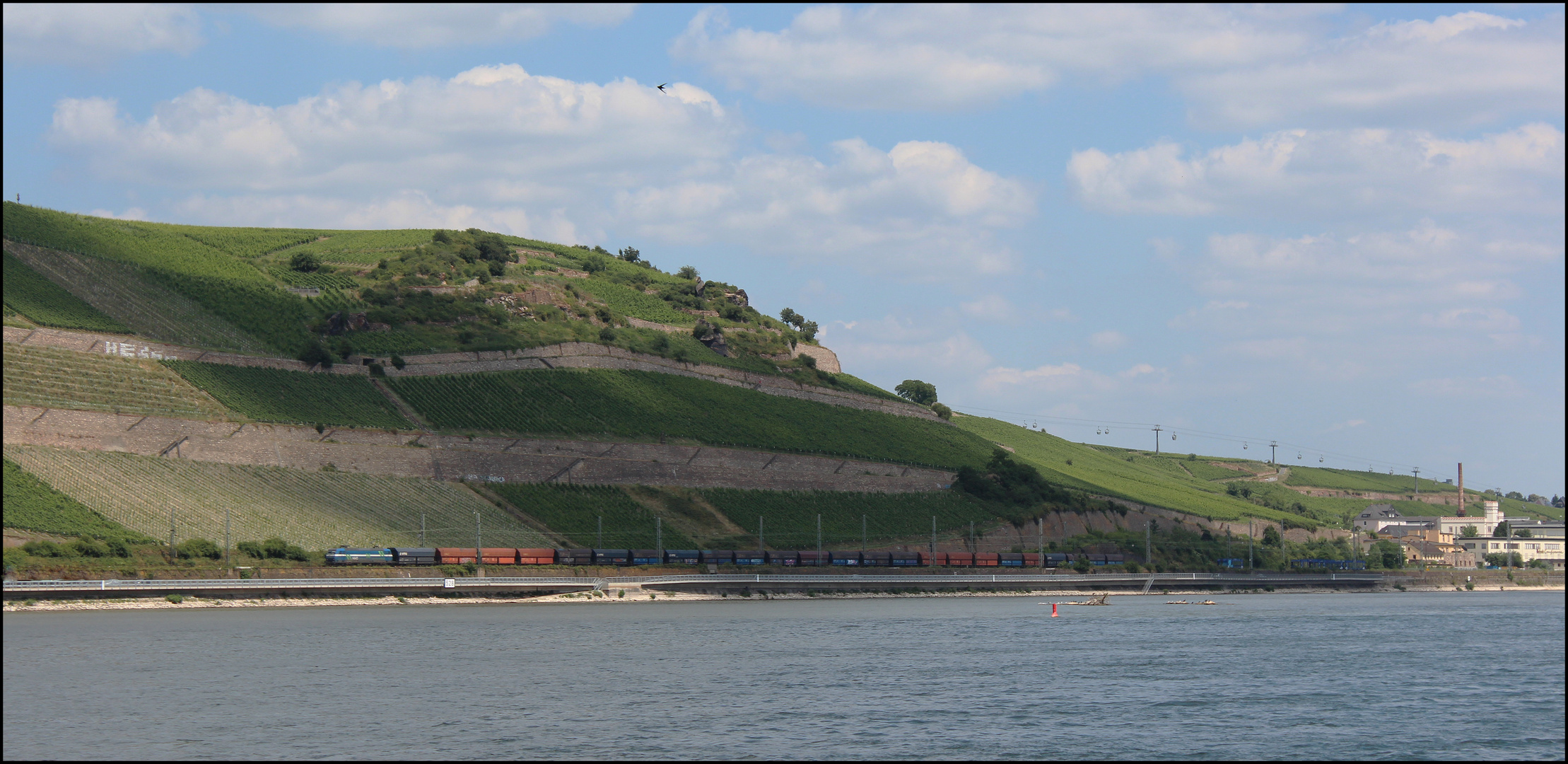 Pause am Rhein