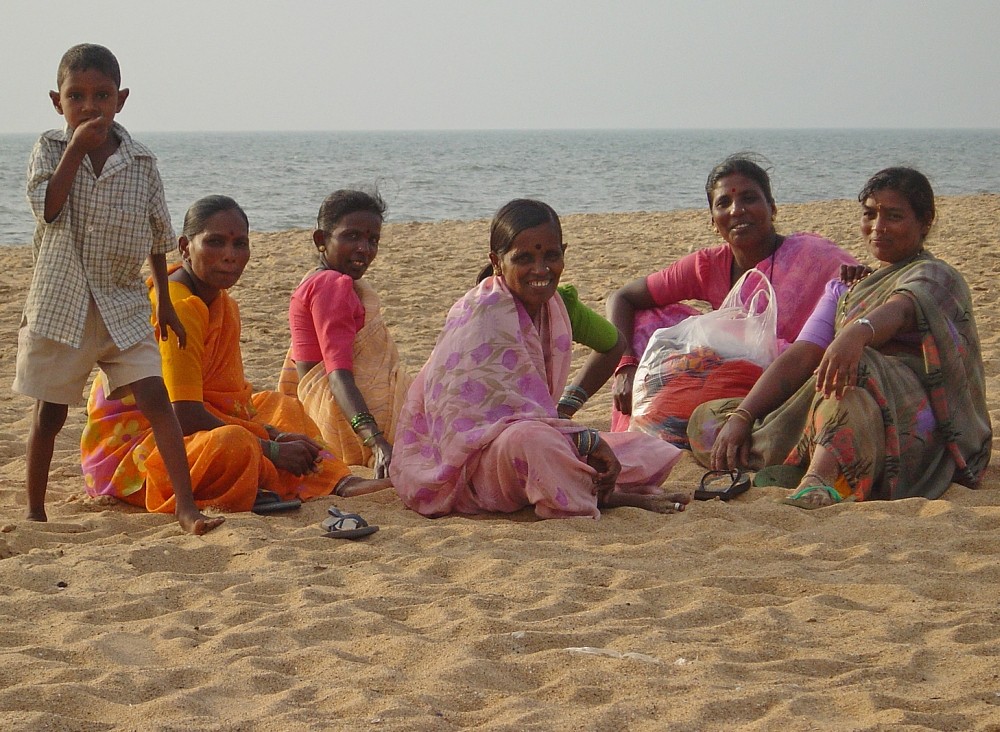 Pause am Strand von Goa