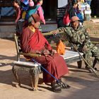 Pause am Stupa von Bodnath