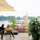 Pause an der Alster - Regensommer Hamburg